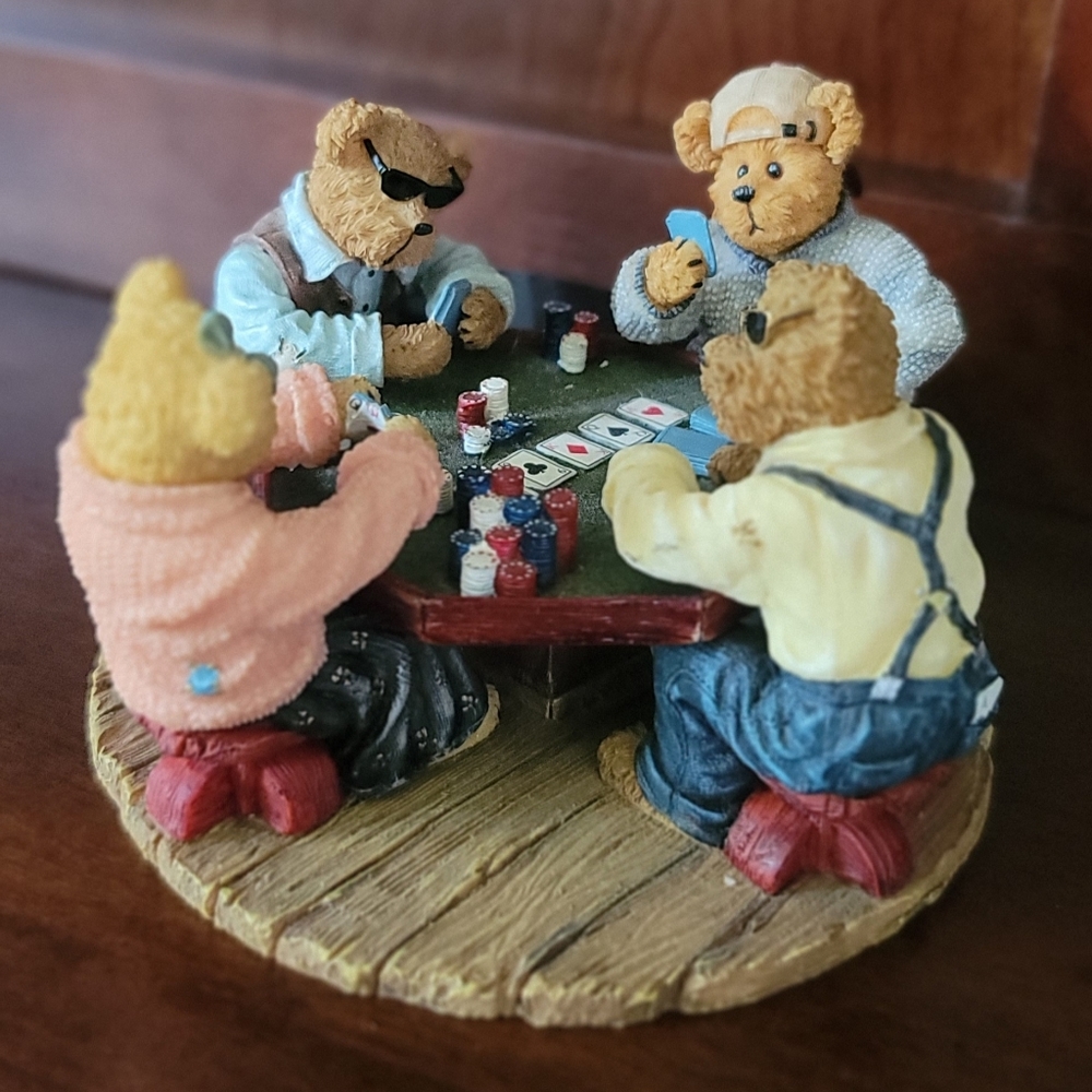 Boyds Bears & Friends figurine, The Bearstone Collection- card game